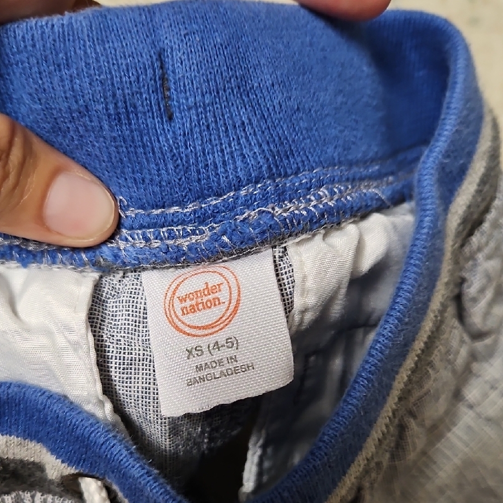 Wonder Nation Blue and Gray Casual Shorts - Picture 3 of 3